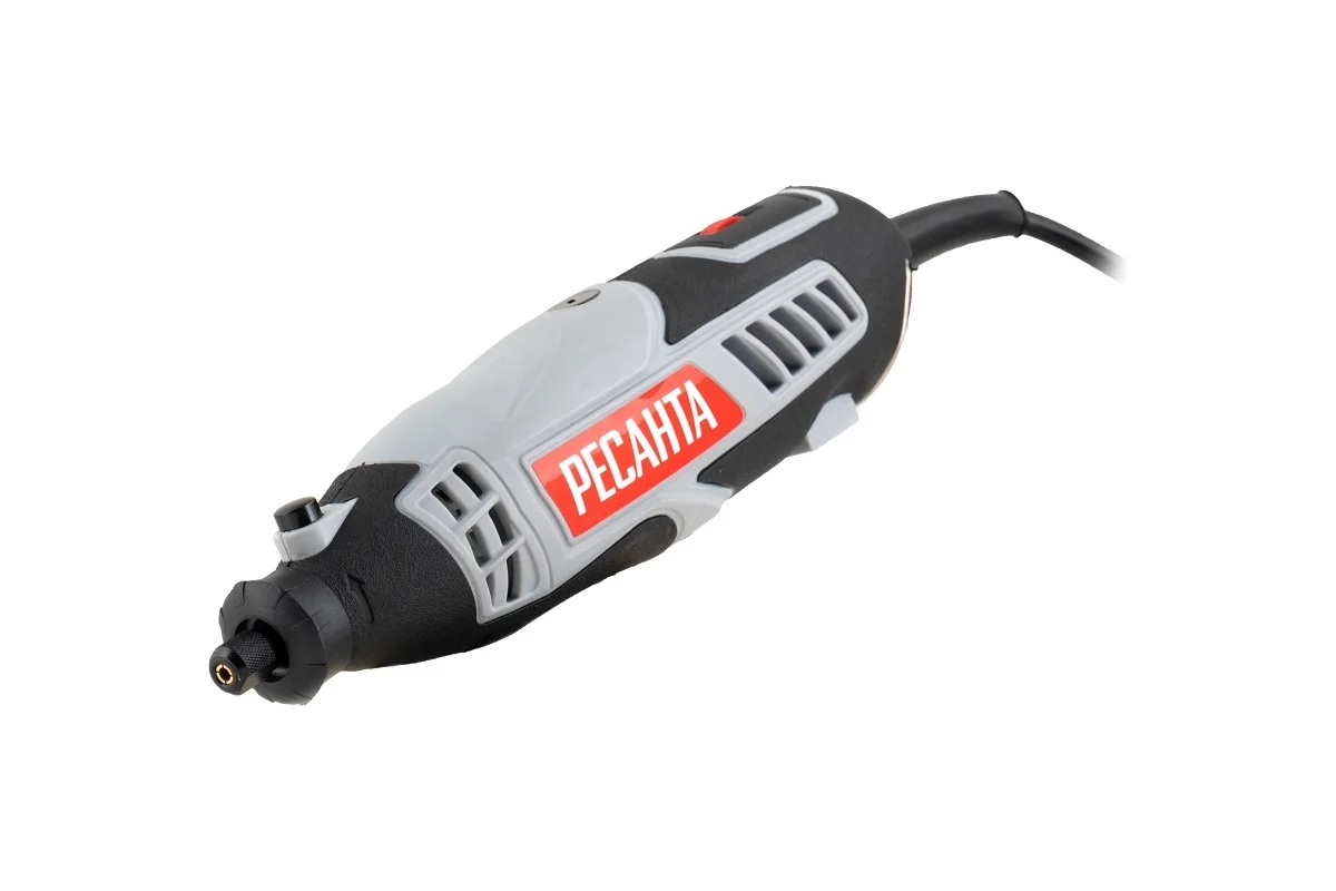 РЕСАНТА Г-180ЭГ  Эл. гравер, 180 Вт, 34000 об/мин, цанга 2,3-3,2 мм, гибкий вал, насадки, кейс