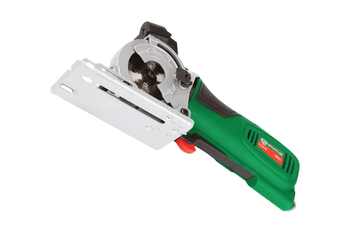 Пила дисковая унив. STATUS CP90U PRO (дер,мет,кер) 600Вт, 89х10мм,гл.28мм, 5500/мин, 3 диска, 2.3кг