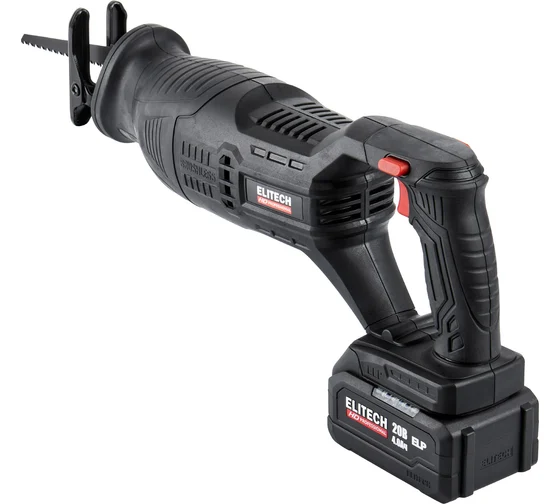 ELITECH HD SSC 2028BL (E2206.027.01) Пила саб.ак.б/щет,20В,1х4.0Ач,ELP,0-2800об/мин,ход-25.4мм,рез-1