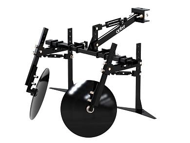 Комплект для прополки и окучивания GS-121 (с плоскорезами) для минитрактора СКАУТ