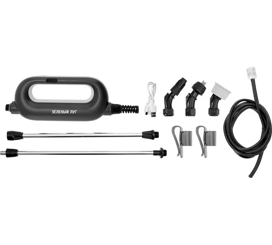 Опрыскиватель аккумуляторный "ЗЕЛЕНЫЙ ЛУГ" ОР-01А шланг 6 м, удочка 110 см