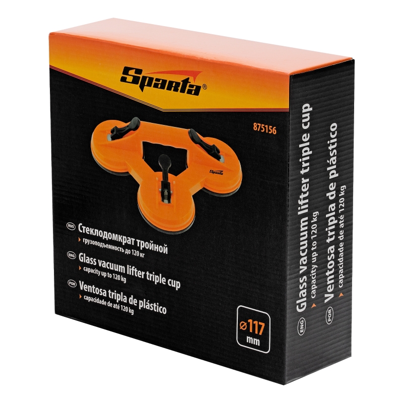 Стеклодомкрат тройной пластиковый //SPARTA