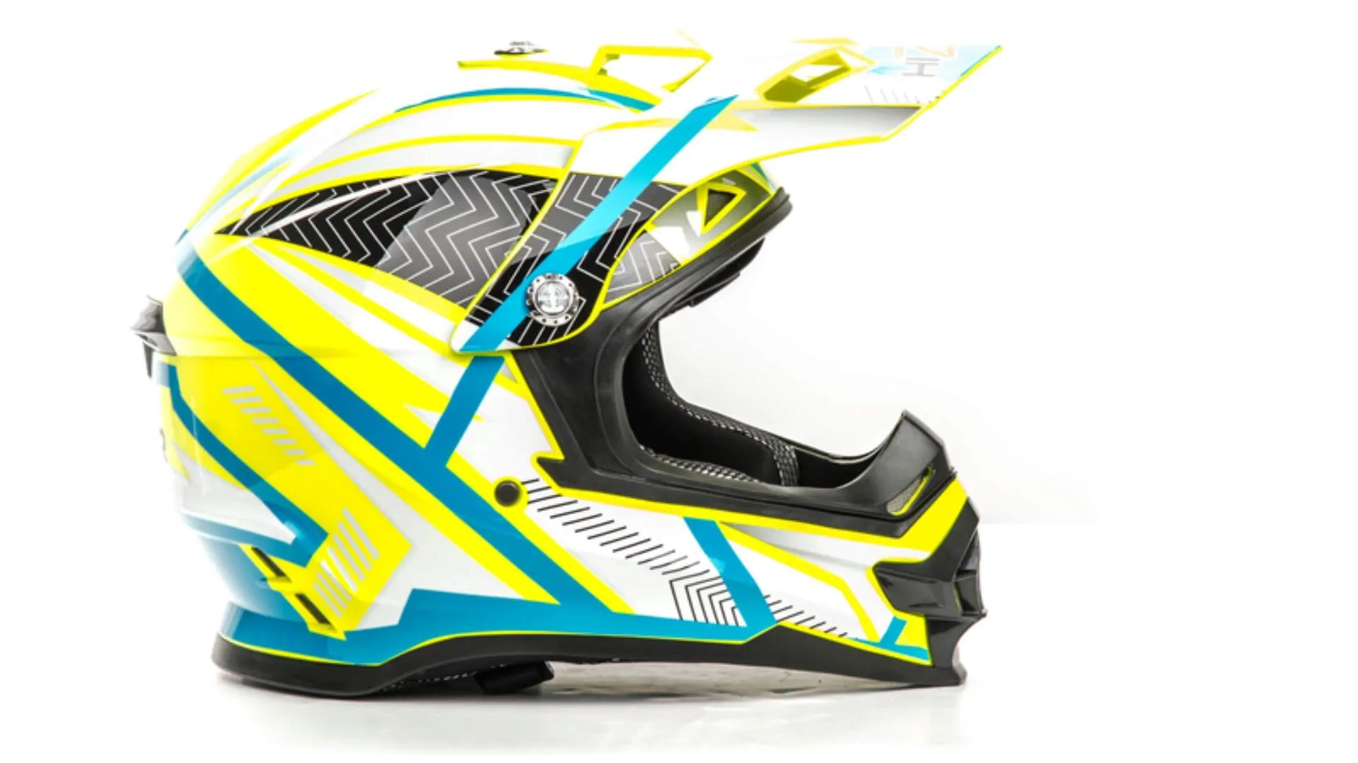 Мотошлем B6196 (L) HIZER #1 yellow