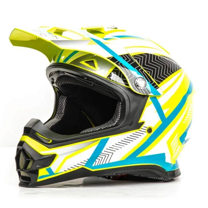 Мотошлем B6196 (L) HIZER #1 yellow