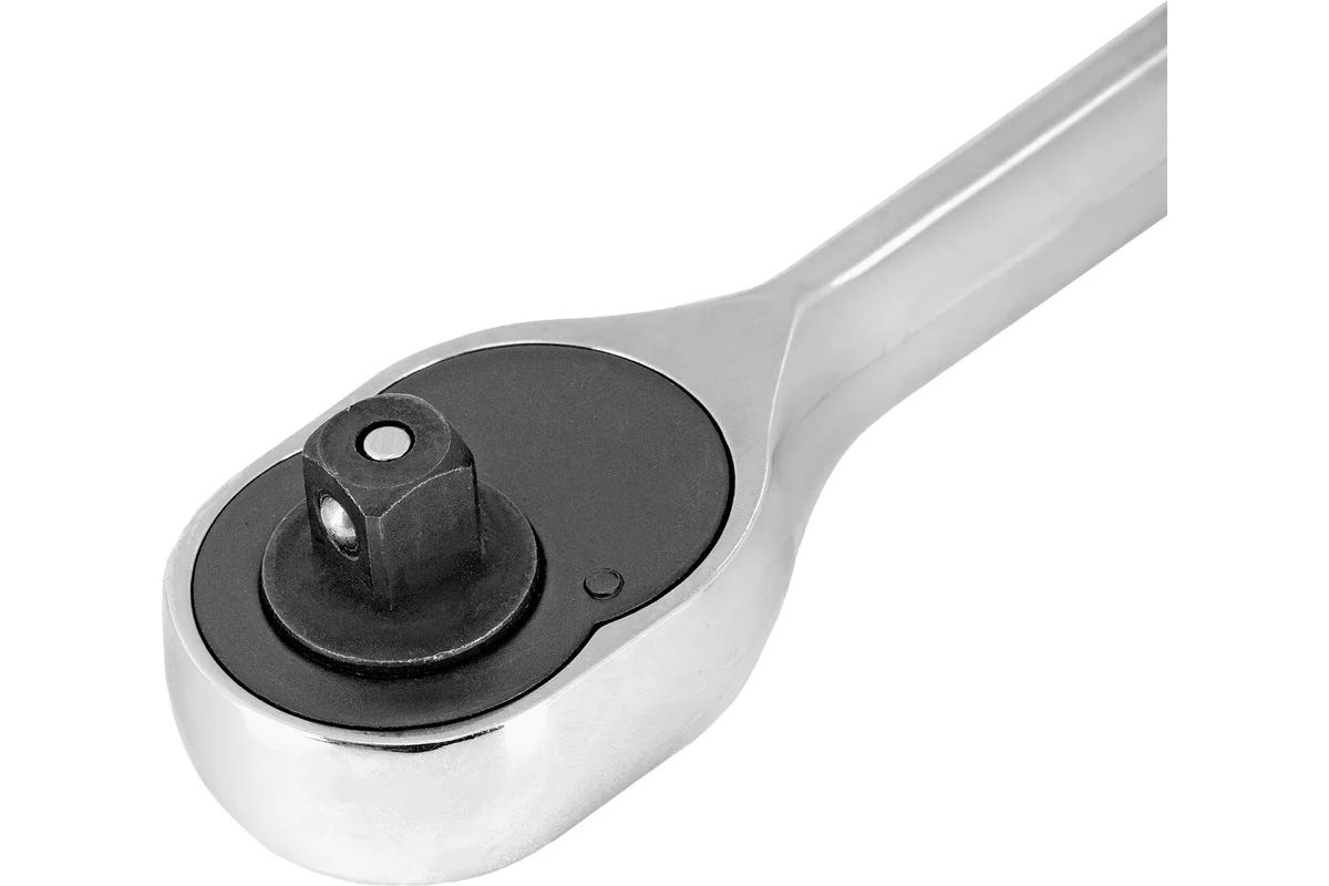 Ключ-трещотка 3/8", 45 зубьев, с быстрым сбросом, CrV, хром// Сибртех