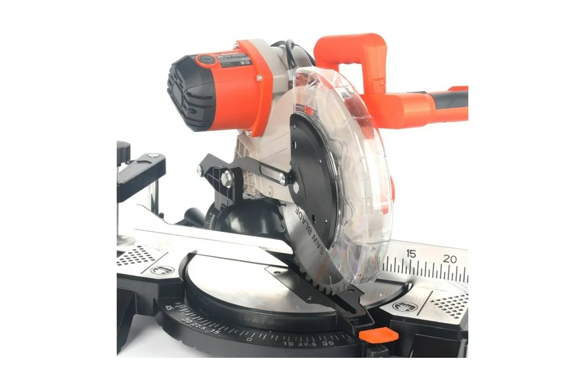 Пила торцовочная PATRIOT MS 253, мощность 1600Вт, пильный диск 255 мм.