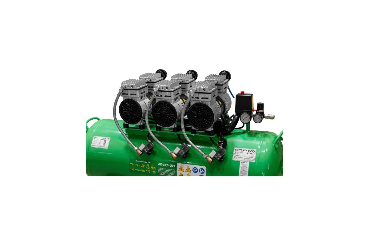 Компрессор ECO AE-100-OF1 безмасляный
