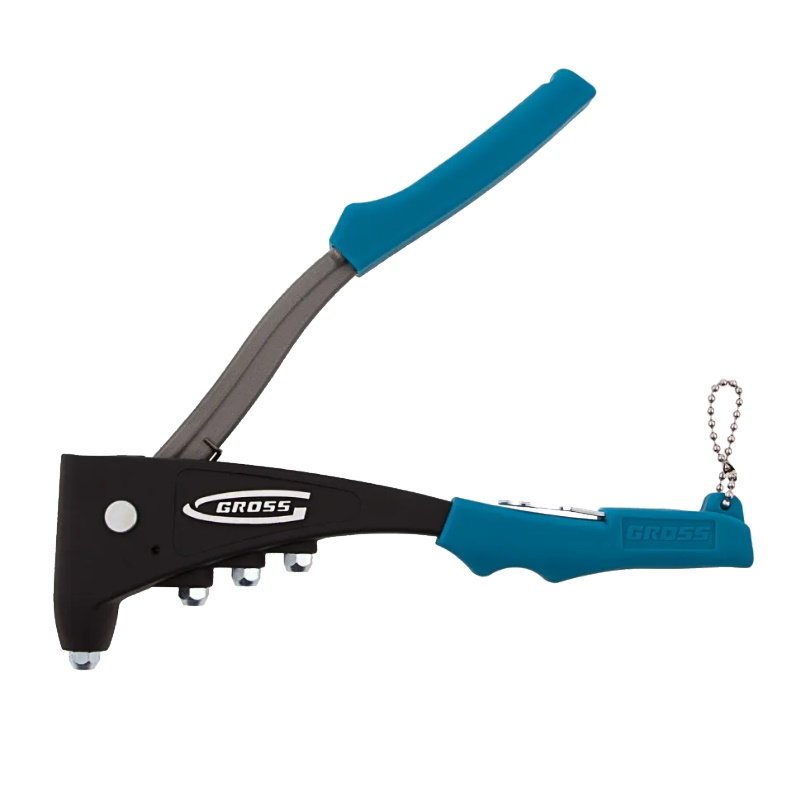 Заклёпочник литой, усиленный, заклёпки 2,4-4,8мм// Gross