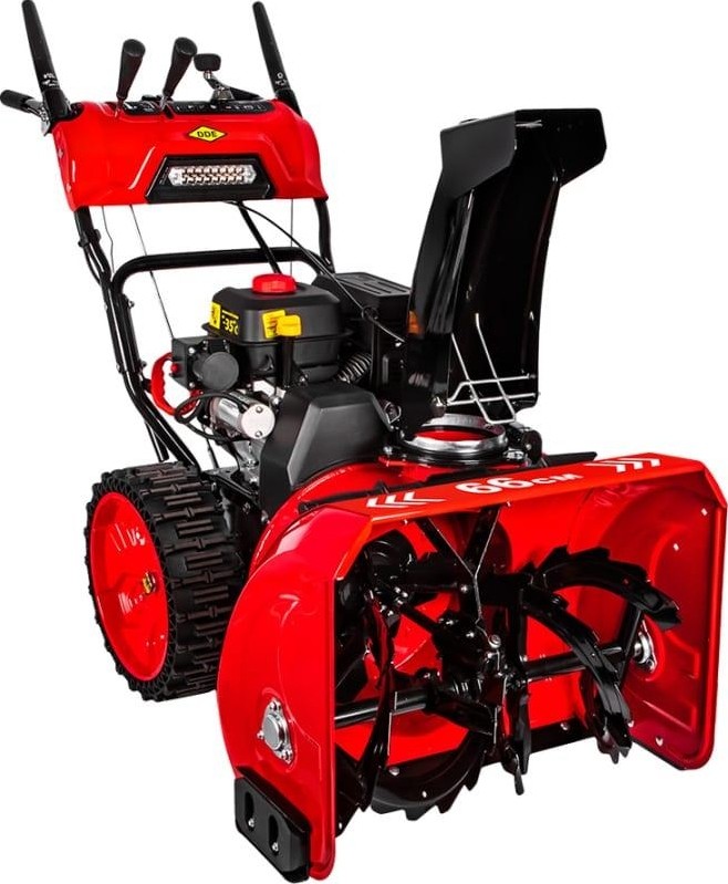 Снегоуборщик бензиновый DDE ST7066LE (SnowEngine 7,0 л.с., ширина 66 см, скор. +6/-2, кол. 16", упр-