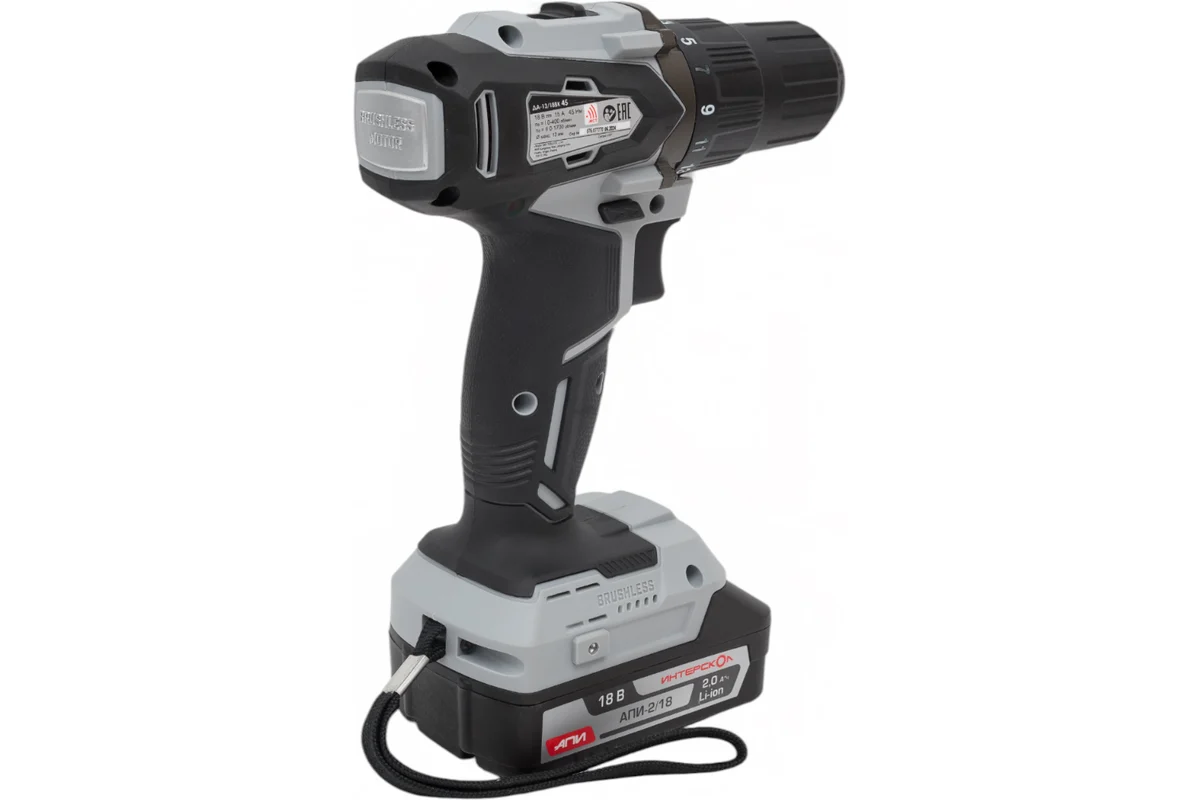 ДА-13/18ВК акк. дрель-шуруп. Li-ion АПИ (кейс, 2 аккум. 2Ач, ЗУ)