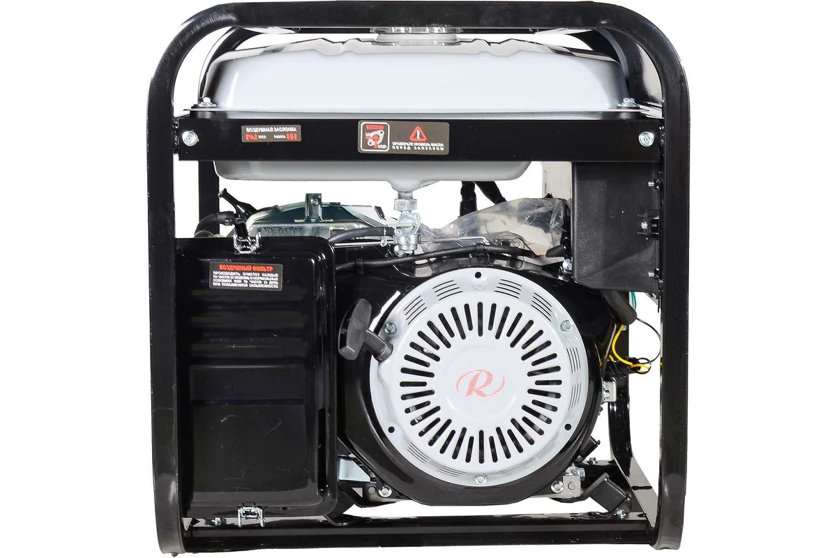 РЕСАНТА  Бенз. генератор БГ 6500 Р, 220 В, 4х тактн, мощн.5,0 кВт, бак 22 л, вес 72,8кг.