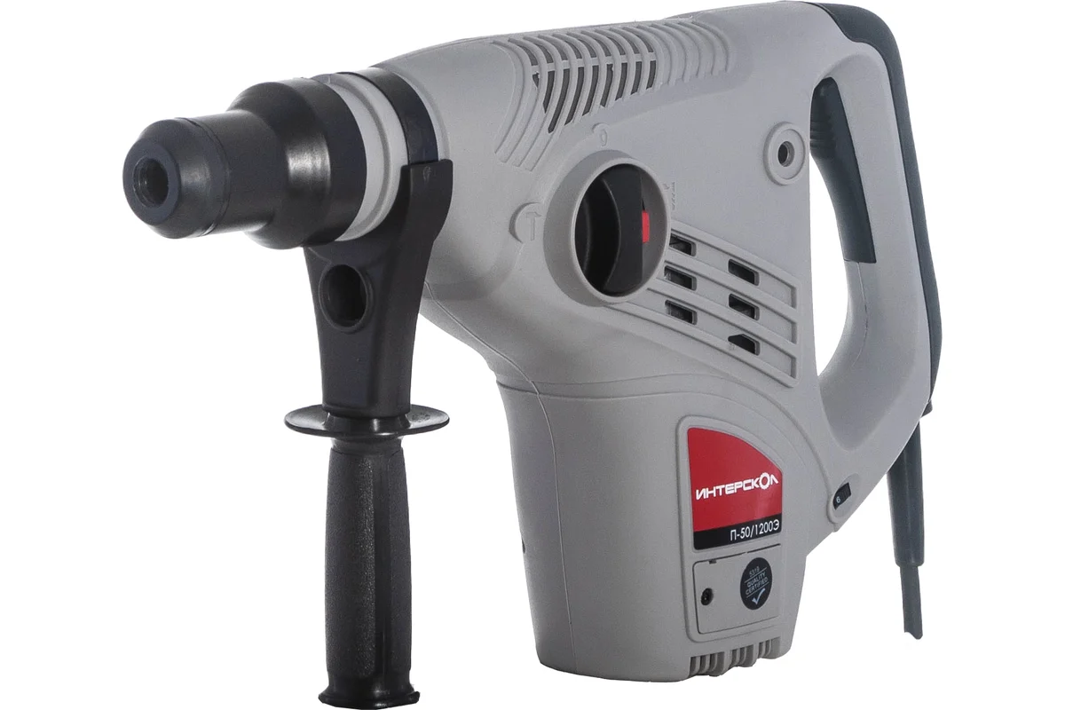 П-50/1200Э ИНТЕРСКОЛ  Эл.перфоратор 1,2кВт, SDS-МАХ. 14Дж, максим.диам.коронки 125мм, бур 52мм