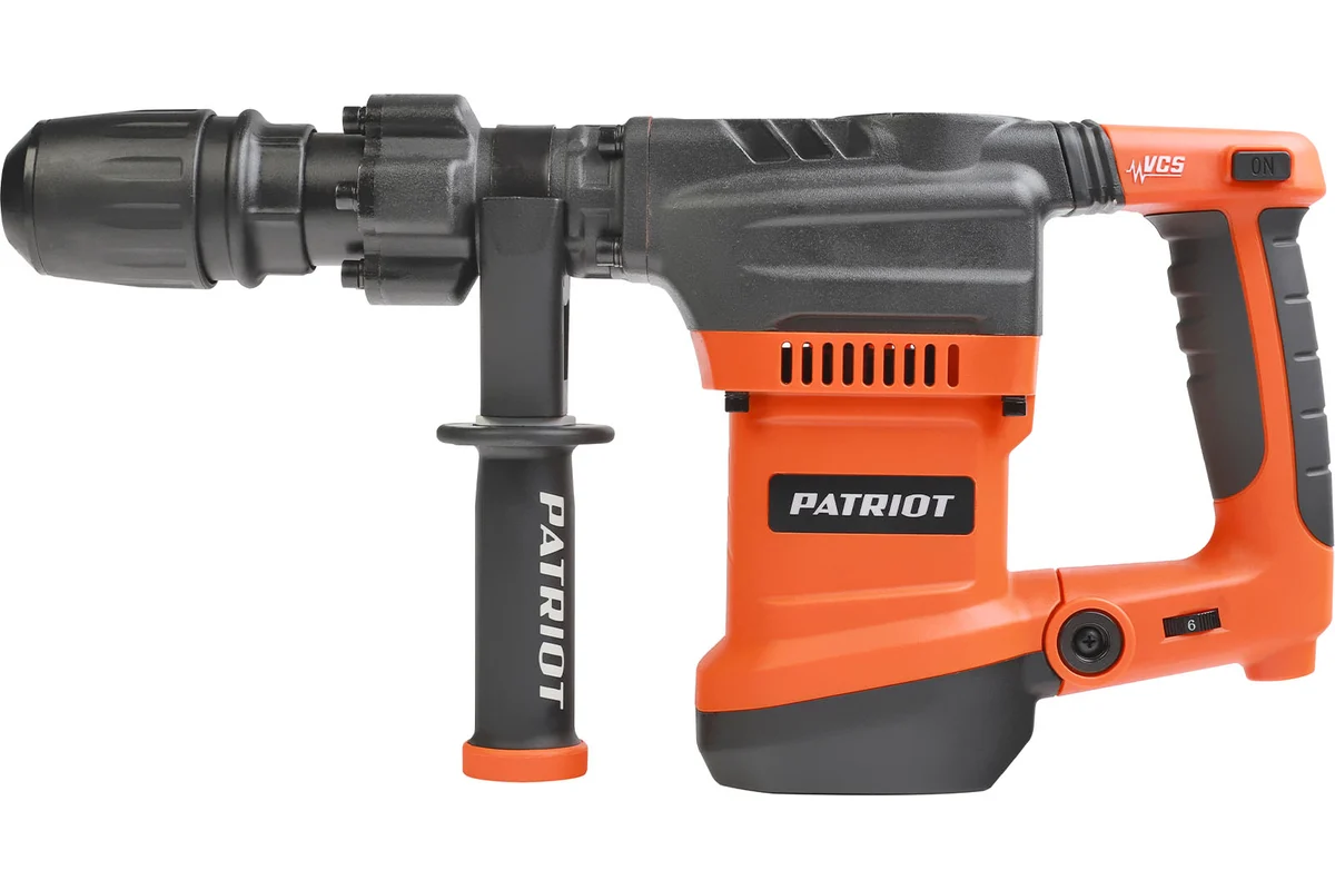 Молоток отбойный PATRIOT DB 200, мощность 1375Вт, энергия удара 18 Дж, 2800 уд./мин., 2 зубила в ком