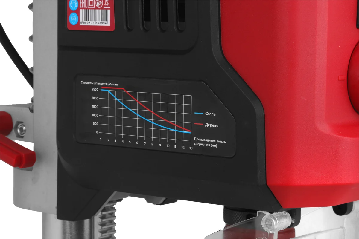 Станок вертикально-сверлильный WORTEX DB 1305