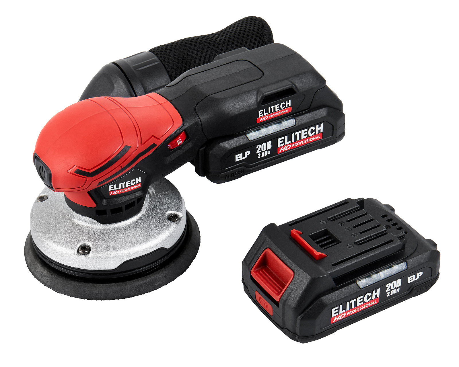 ELITECH COS 2012SL (E2213.045.01) ЭШМ ак.б\щет,20В,2х2.0Ач,ELP,ф150мм,6000-10000об\м,ампл-2.5мм,1.7к