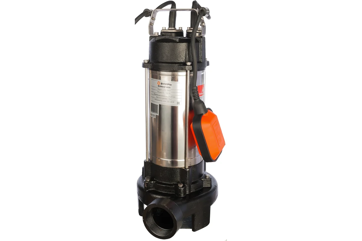 Фекальный насос ФН-1500Л Вихрь
