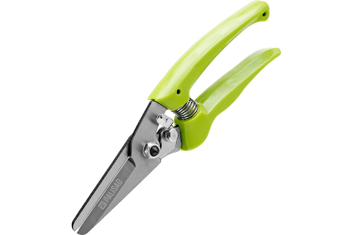 Секатор цветочный, 205 мм, рукоятки из полипропилена, BASE// Palisad