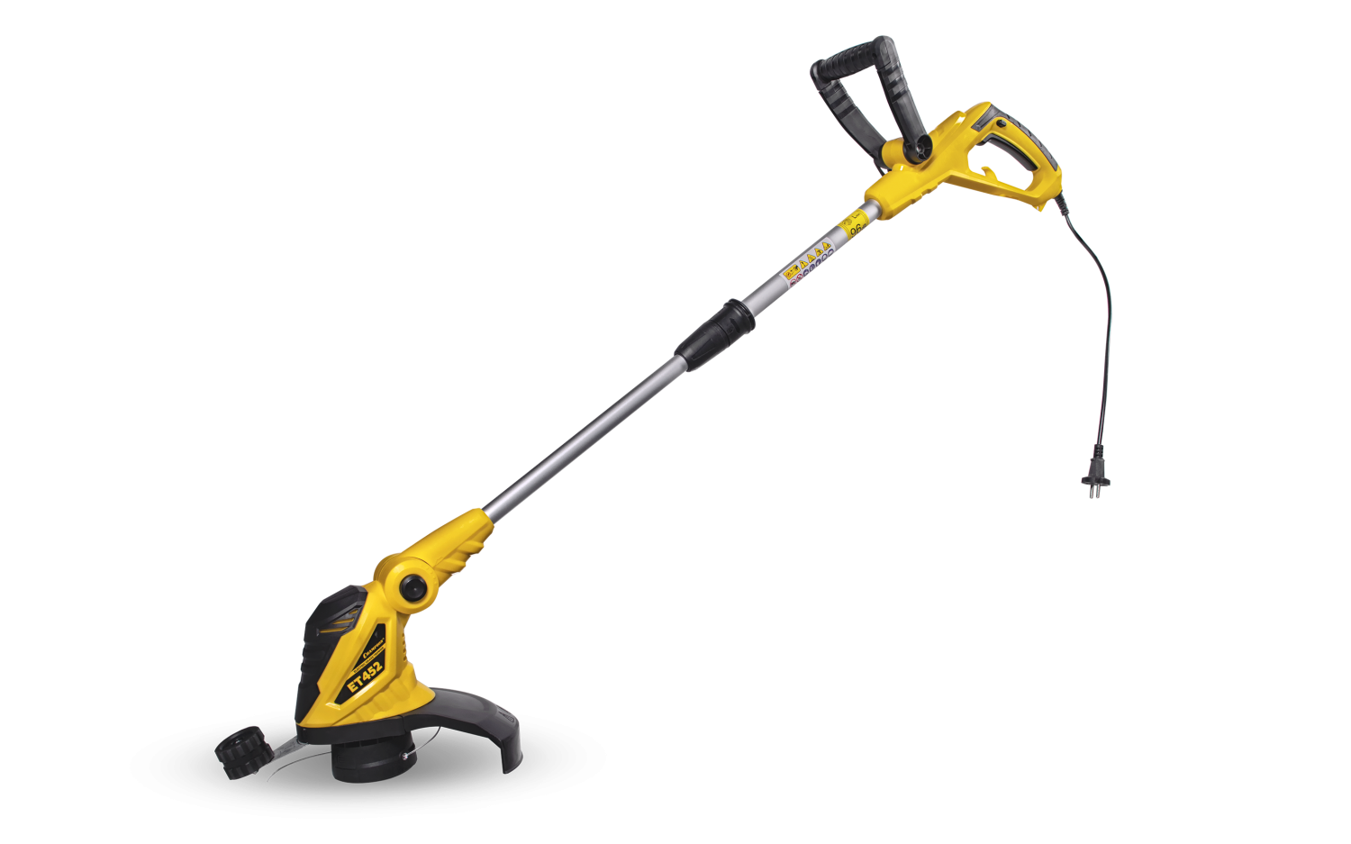 Триммер электрический CHAMPION ET452, 550Вт, телескоп. прямая штанга, нижн. дв, корд 1,6мм, 2.3кг