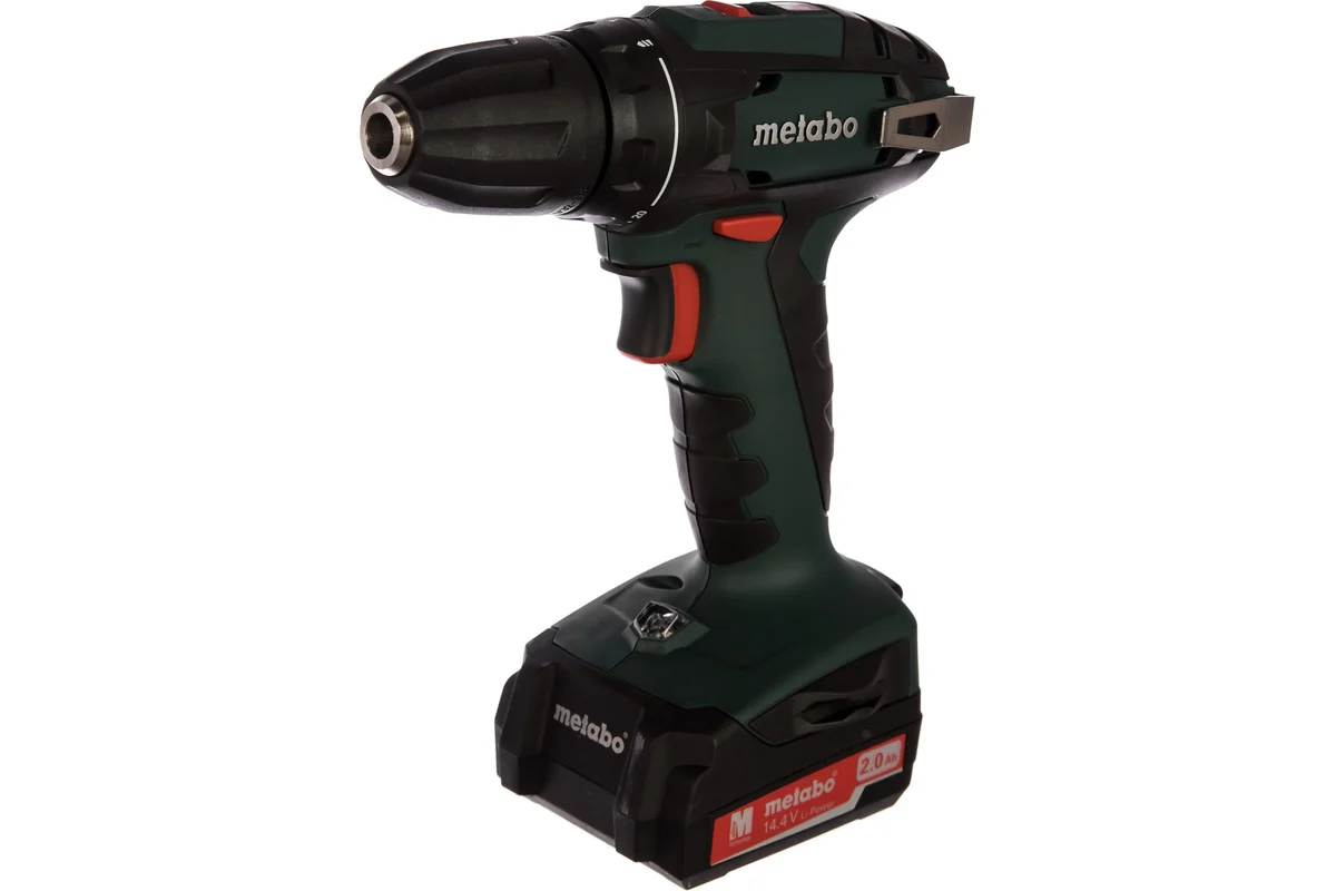 Metabo Аккум. винтоверт BS 14,4 Li, 14.4V, 2х2,0 Ач,з 20/40Нм,бзп1-10мм + н-р оснастки, кейс