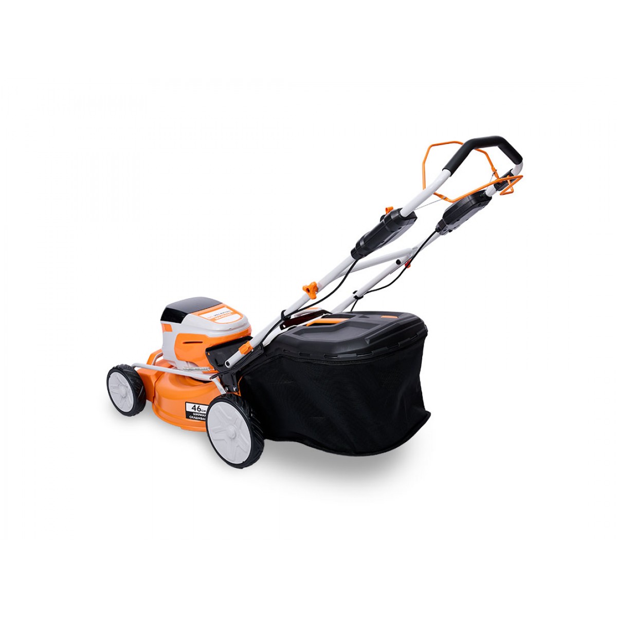 Аккумуляторная газонокосилка  VILLARTEC MA4046T (40V,2Ач)шир.кош 46см.,самоходн,травосб. 55л.,23,6кг