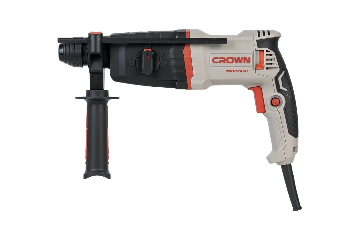 Перфоратор CROWN CT18209 BMC, 800Вт,SDS+,3 Дж удар, 0-1200об/мин, 0-5100уд/мин, кейс
