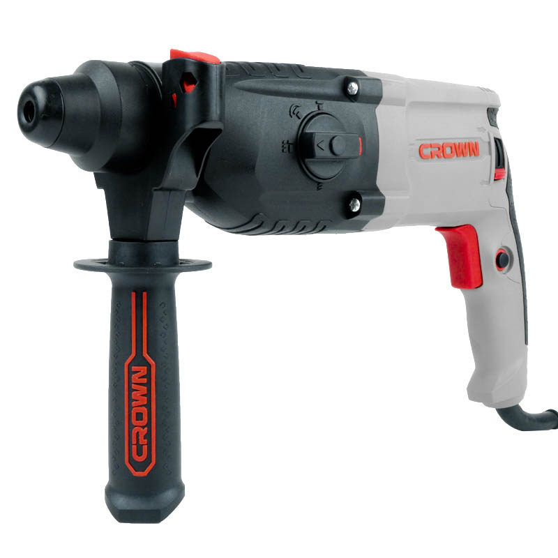 Перфоратор CROWN CT18108 BMC, 800Вт,SDS+,3,4 Дж удар, 0-1200об/мин, 0-5300уд/мин, кейс